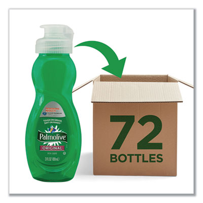 Palmolive Dishwashing Liquid, Original Scent, 3 oz Bottle, 72/Carton CPC01417