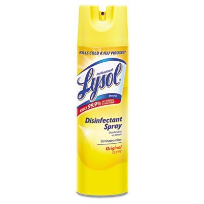 Professional Lysol Disinfectant Spray, Original Scent, 19 oz Aerosol, 12 Cans/Carton RAC04650CT