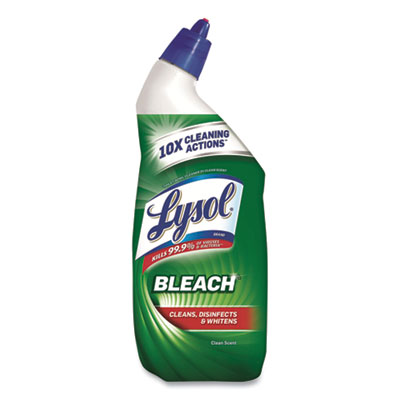 LYSOL Brand 19200-98014 Disinfectant Toilet Bowl Cleaner with Bleach, 24 oz, 9/Carton RAC98014