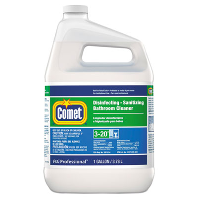 Comet 22570 Disinfecting-Sanitizing Bathroom Cleaner, One Gallon Bottle, 3/Carton PGC22570CT