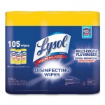 LYSOL Brand 19200-82159 Disinfecting Wipes, 7 x 7.25, Lemon and Lime Blossom, 35 Wipes/Canister, 3 Canisters/Pack