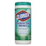 Clorox 1593 Disinfecting Wipes, 7 x 8, Fresh Scent, 35/Canister CLO01593EA