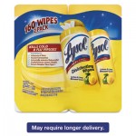 Disinfecting Wipes, Lemon/Lime Blossom, 7 x 8, 80/Canister, 2/Pack RAC80296PK