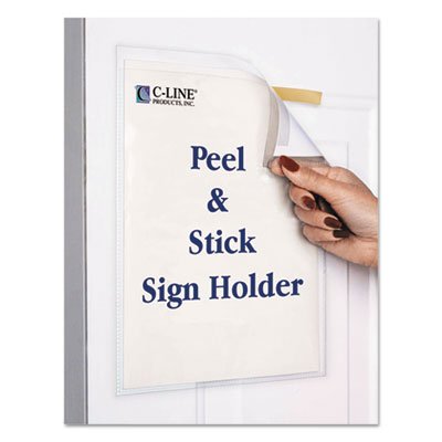 C-Line Display Pockets, 8 1/2" x 11", Polypropylene, 10/Pack CLI36911