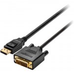 Kensington DisplayPort 1.1 (M) to DVI-D (M) Passive Unidirectional Cable, 6ft K33023WW