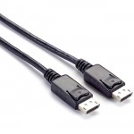 Black Box DisplayPort 1.2 Cable With Latches - Male/Male, 4K @ 60Hz, 15-ft VCB-DP2-0015-MM
