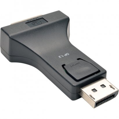 DisplayPort 1.2 to DVI Compact Adapter Converter (DP-Male to DVI-I Female) P134-000-DVI-V2