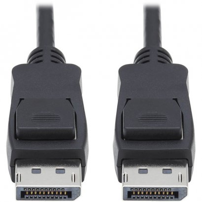 Tripp Lite DisplayPort 1.4 Cable with Latching Connectors, 8K, M/M, Black, 15 ft P580-015-V4