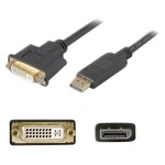 AddOn DisplayPort to DVI Adapter Converter Cable - Male to Female DISPLAYPORT2DVI