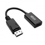 Tripp Lite DisplayPort to HDMI 2.0 Adapter-M/F, Latching Connector, 4K@60 Hz, 6 in., Black P136-06N