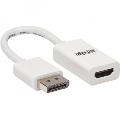 Tripp Lite DisplayPort to HDMI 4K Adapter - M/F, White P136-06N-HDR-W