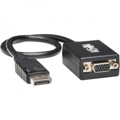 Tripp Lite DisplayPort to VGA Active Adapter - M/F, 1920 x 1200 (1080p), Black, 1 ft P134-001-VGA