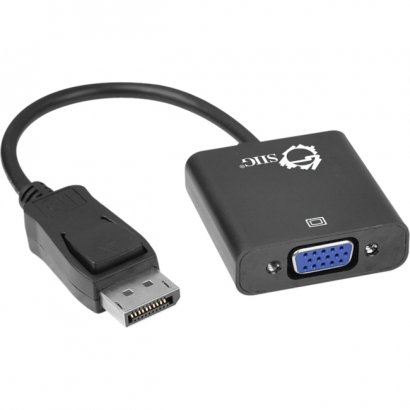 SIIG DisplayPort to VGA Adapter Converter CB-DP0N11-S1