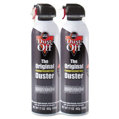 Dust-Off Disposable Compressed Gas Duster, 17 oz Cans, 2/Pack FALDPSJMB2