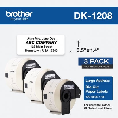 Brother DK Address Label DK12083PK