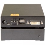 Black Box DKM Compact KVM Extender Receiver - DVI-D, (2) USB HID, Single-Mode Fiber ACX1R-11-SM