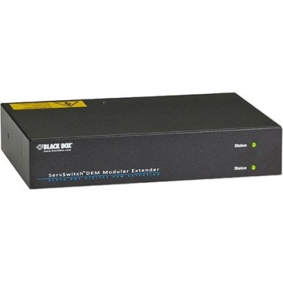 Black Box DKM FX Extender Modular Housing, 2-Slot Chassis with Integrated Power Supply ACXMODH2R-P-R2