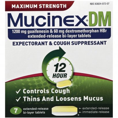 Mucinex DM Cough Tablets 07207