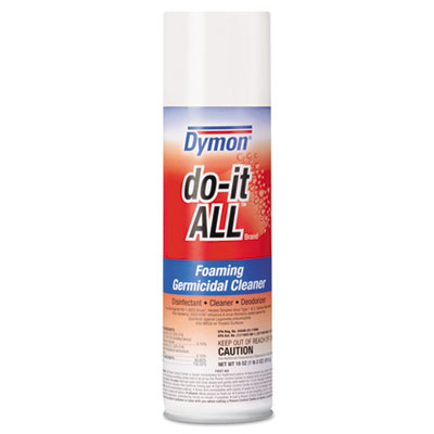 Dymon 08020 do-it-ALL Germicidal Foaming Cleaner, 18 oz Aerosol Spray, 12/Carton ITW08020CT