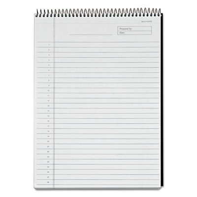 TOPS Docket Diamond Top Wire Planning Pad, Legal/Wide, 8 1/2 x 11 3/4, White, 60 SH TOP63978