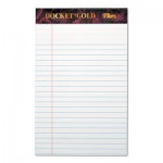 Tops Docket Ruled Perforated Pads, Legal/Wide, 5 x 8, White, 50 Sheets, Dozen TOP63910