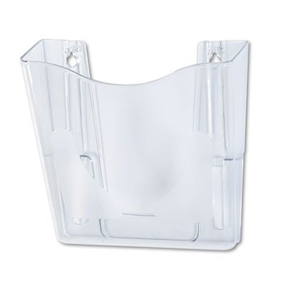 Deflecto DocuPocket Portrait Wall File Pocket, A4/Magazines/Portfolios, Clear DEF63001