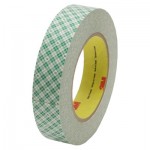 Double-Coated Tissue Tape, 1" x 36yds, 3" Core, White MMM410M