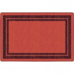 Flagship Carpets Double Dark Tone Border Red Rug FE42432A