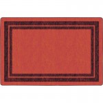 Flagship Carpets Double Dark Tone Border Red Rug FE42432A