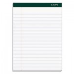 TOPS Double Docket Ruled Pads, 8 1/2 x 11 3/4, White, 100 Sheets, 4 Pads/Pack TOP99612