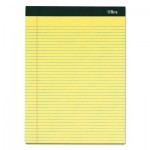 Tops Double Docket Ruled Pads, 8 1/2 x 11 3/4, Canary, 100 Sheets, 6 Pads/Pack TOP63376