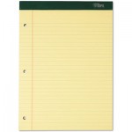 Tops Double Docket Ruled Pads, 8 1/2 x 11 3/4, Canary, 100 Sheets, 6 Pads/Pack TOP63387