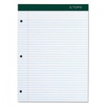 Tops Double Docket Writing Pad, 8 1/2 x 11 3/4, White, 100 Sheets TOP63384