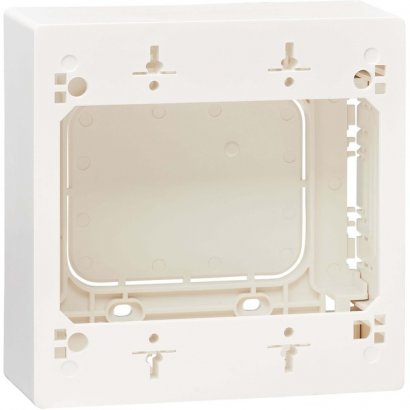 Tripp Lite Double-Gang Surface-Mount Back Box, White, TAA N080-SMB2-WH