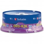 Verbatim Double Layer DVD+R DL 8.5GB 8x 15pk Spindle 95484