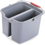 Rubbermaid Commercial Double Pail 261700GYCT