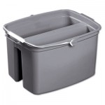 RCP 2617 GRA Double Utility Pail, 17qt, Gray RCP2617GRA