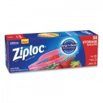 Ziploc Double Zipper Storage Bags, 1 gal, 1.75 mil, 10.56" x 10.75", Clear, 342/Carton SJN314470