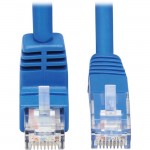 Tripp Lite Down-Angle Cat6 Ethernet Cable - 15 ft., M/M, Blue N204-015-BL-DN