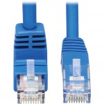 Tripp Lite Down-Angle Cat6 UTP Patch Cable - 20 ft., M/M, Blue N204-020-BL-DN