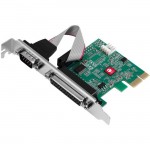 SIIG DP Cyber 1S1P PCIe Card JJ-E20311-S1