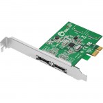 SIIG DP eSATA 6Gb/s 2-Port PCIe SC-SA0M11-S1