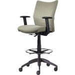 9 to 5 Seating Drafting Stool with Posture Back Control, Armless 2366P1001DO