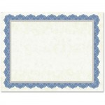 Geographics Drama Blue Border Blank Certificates 47849