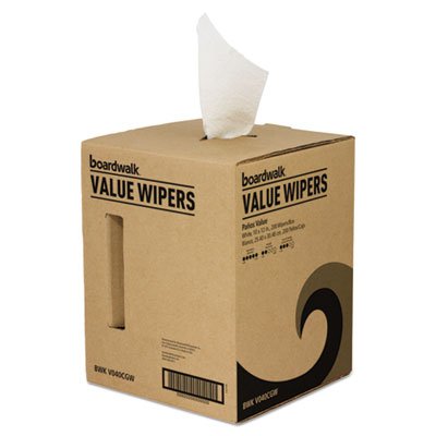 BWK-V040CGW DRC Wipers, White, 10 x 12, 200/Box BWKV040CGW