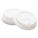 Drink-Thru Lid, Fits 8oz Hot Drink Cups, White, 1000/Carton DXE9538DX