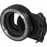 Canon Drop-in Filter Mount Adapter EF-EOS R with Drop-in Circular Polarizing Filter A 3442C002