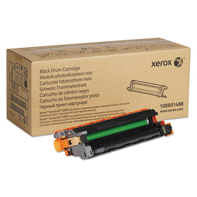 Xerox Drum Unit, 40,000 Page-Yield, Black XER108R01488