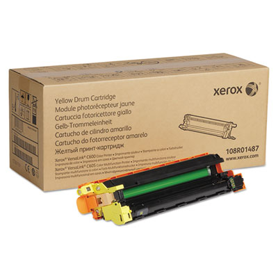 Xerox Drum Unit, 40000 Page-Yield, Yellow XER108R01487