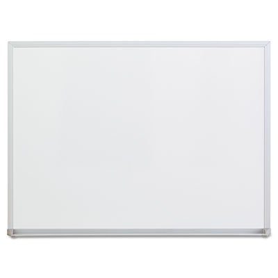 UNV43622 Dry-Erase Board, Melamine, 24 x 18, Satin-Finished Aluminum Frame UNV43622